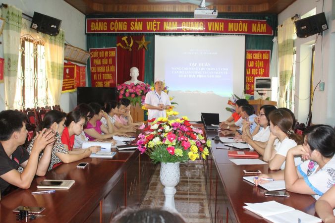 Trung tâm Y tế thành phố Hà Giang tập huấn nâng cao năng lực quản lý cho cán bộ làm công tác an toàn thực phẩm