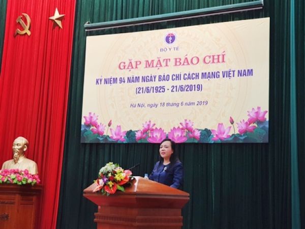 Bộ Y tế gặp mặt báo chí nhân kỷ niệm 94 năm Ngày Báo chí Cách mạng Việt Nam