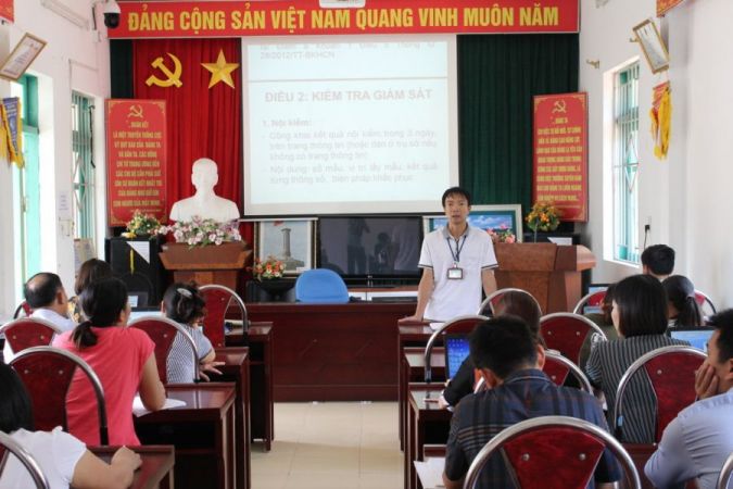 Trung tâm Y tế huyện Mèo Vạc tập huấn triển khai Thông tư 41/2018/TT-BYT